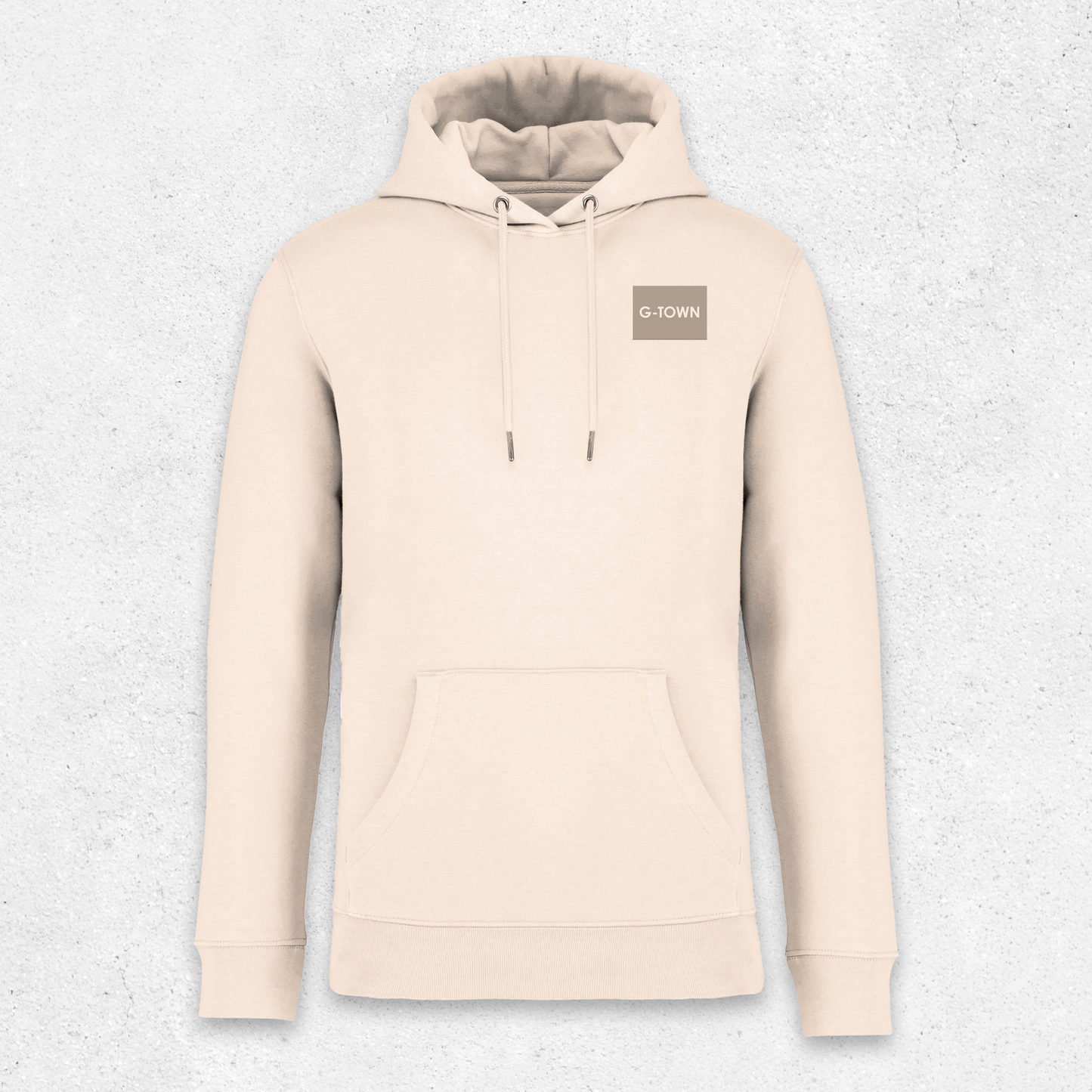 G‑TOWN Ivory Elegance Dames Hoodie – Luxe duurzame hoodie in ivorykleur