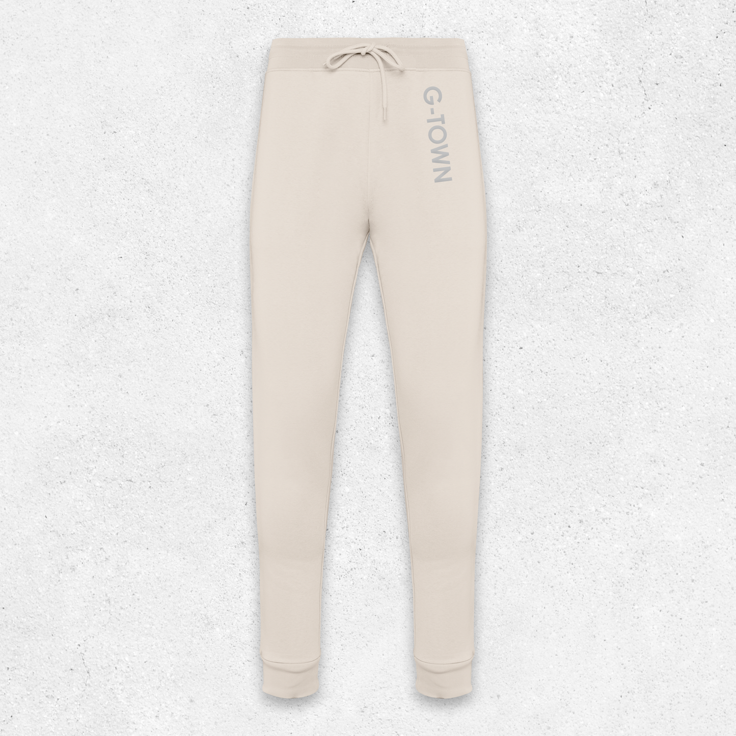 G‑TOWN Lounge Jogger Silver – Duurzame zilvergrijze heren jogger met premium comfort