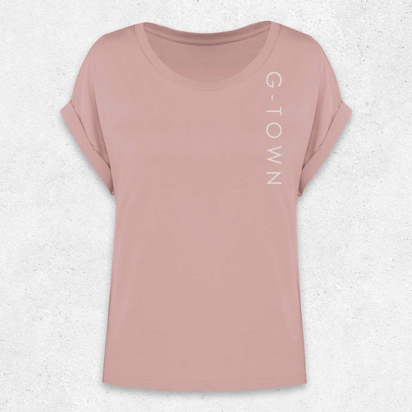 G-TOWN Organic Tee – Petal Pink