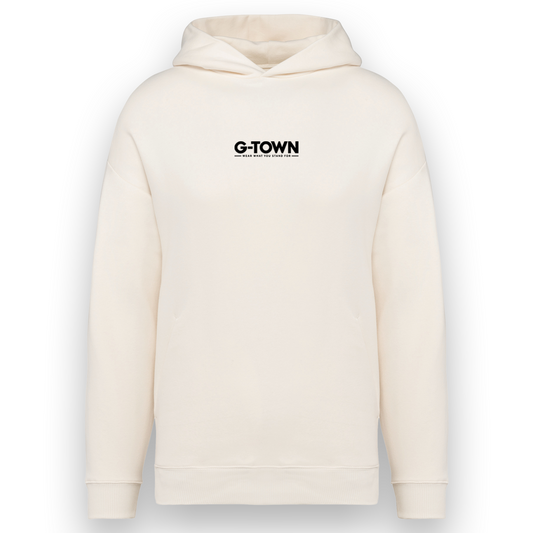 G-TOWN Stand For Hoodie – Ivory