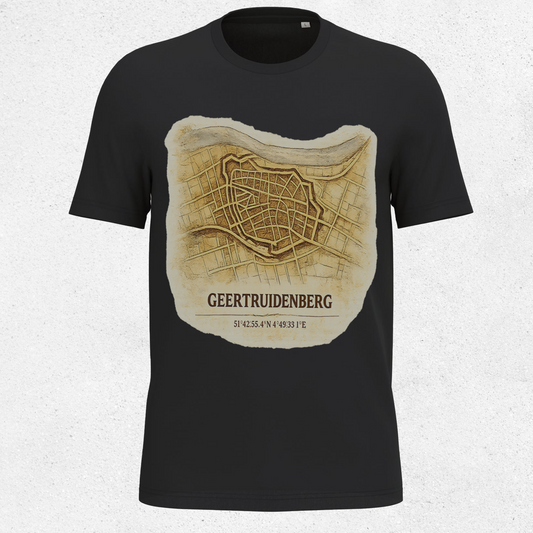 G‑TOWN Geertruidenberg Vestingdrop Tee – Unisex streetwear T‑shirt met vestingdesign
