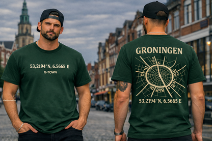 G‑TOWN Groningen Coordinates Tee