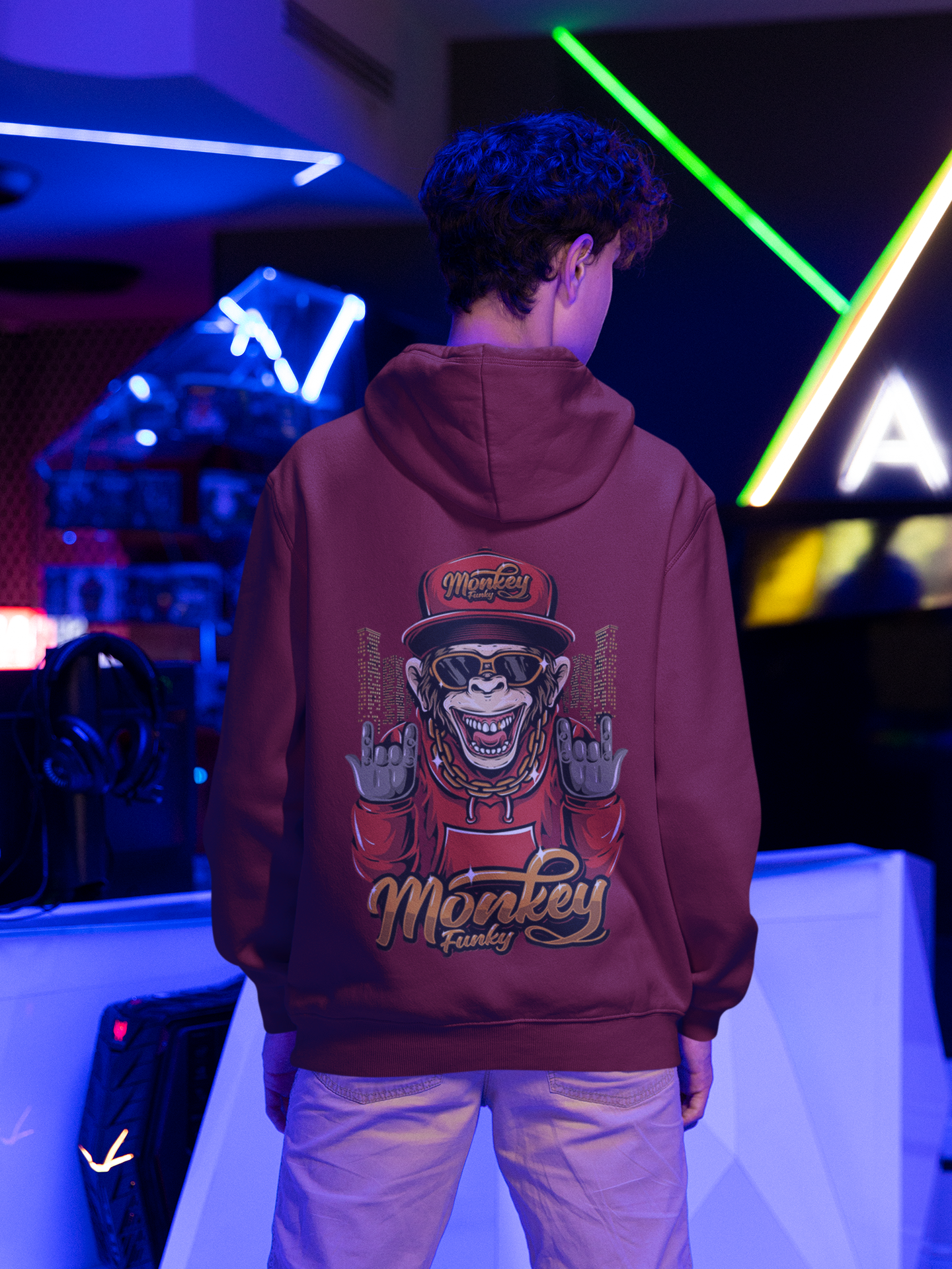 Funky Monkey Hoodie
