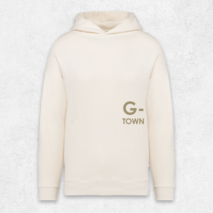 G‑TOWN Cozy Hoodie Comfort – Zachte duurzame eco hoodie in ivory/beige
