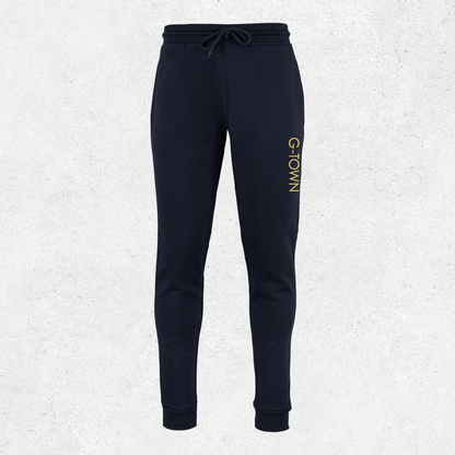 G‑TOWN Loungebroek Gold Navy Duurzame Comfort & Stijlvolle Streetwear