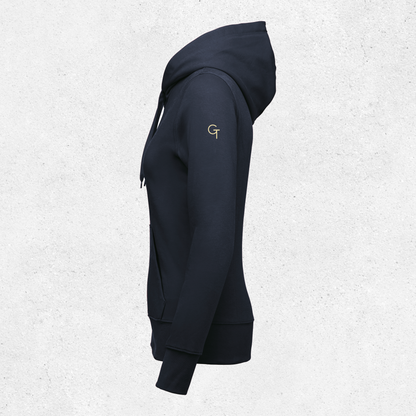 G‑TOWN Champagne Chique Dames Hoodie – Luxe duurzame hoodie in champagnekleur