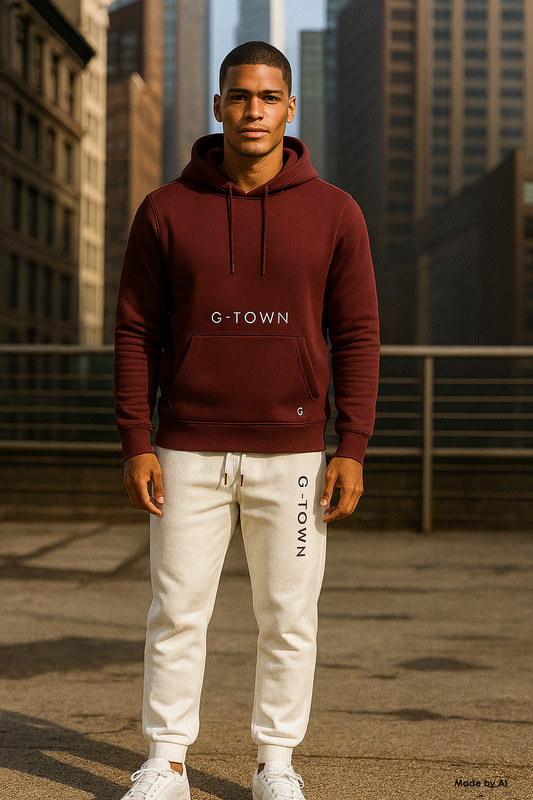 G-TOWN Dark Cherry Essential Hoodie