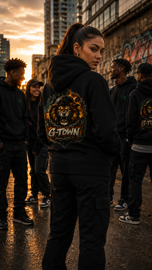 G‑TOWN Lion Eco Hoodie