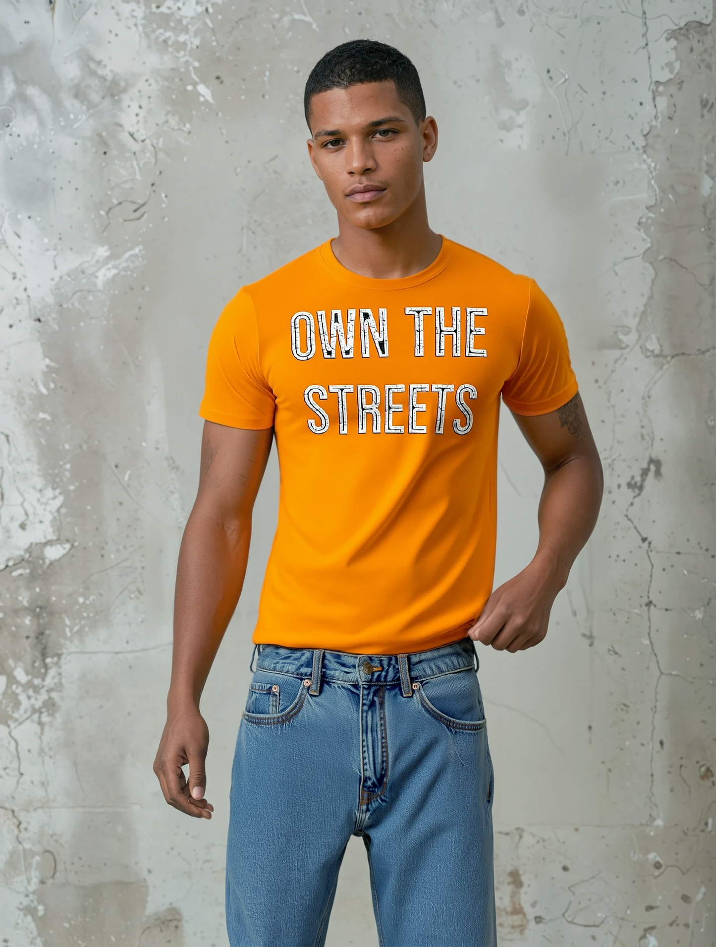 G-TOWN Heren T-shirt Own The Streets