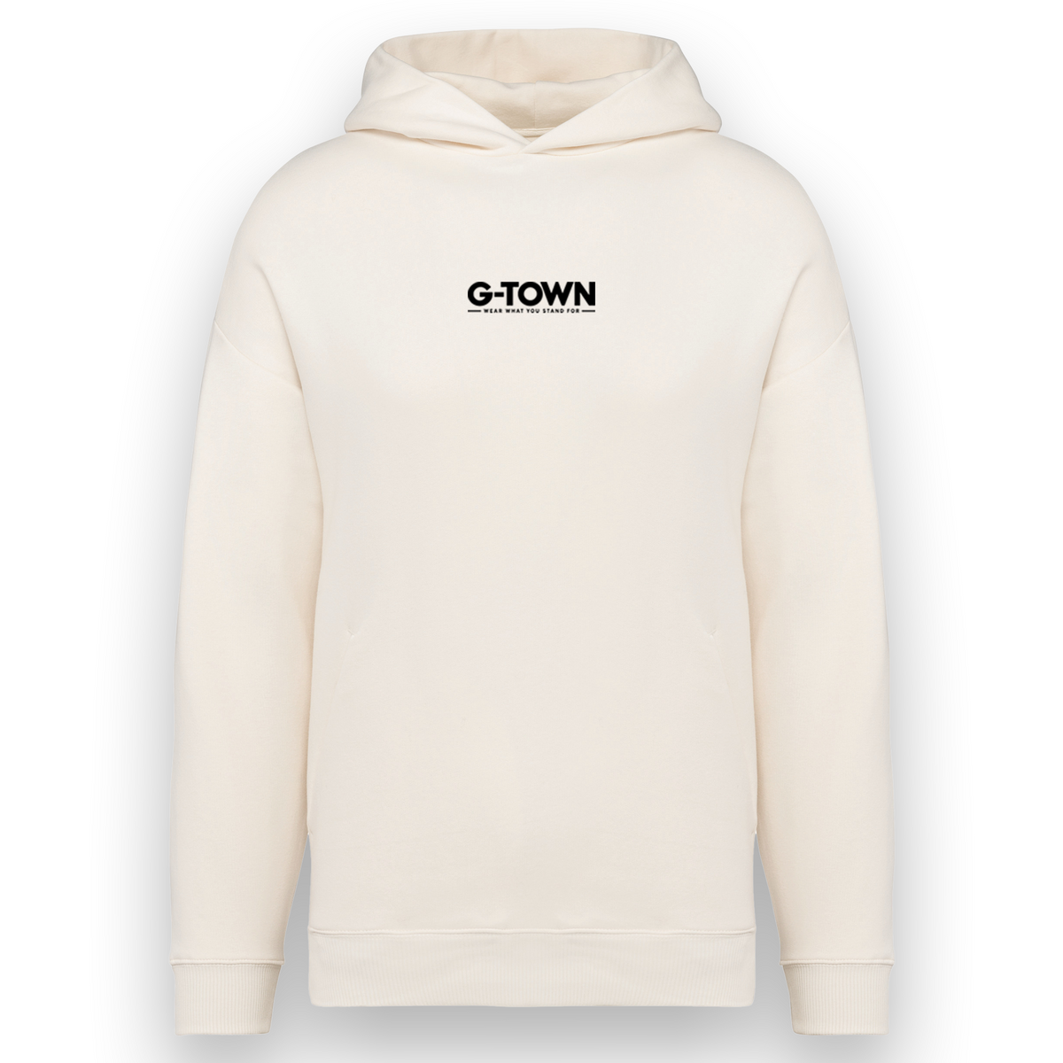 G-TOWN Stand For Hoodie – Ivory
