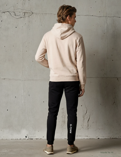 G‑TOWN Heren Loungebroek – Duurzame sweatpants van biologisch katoen