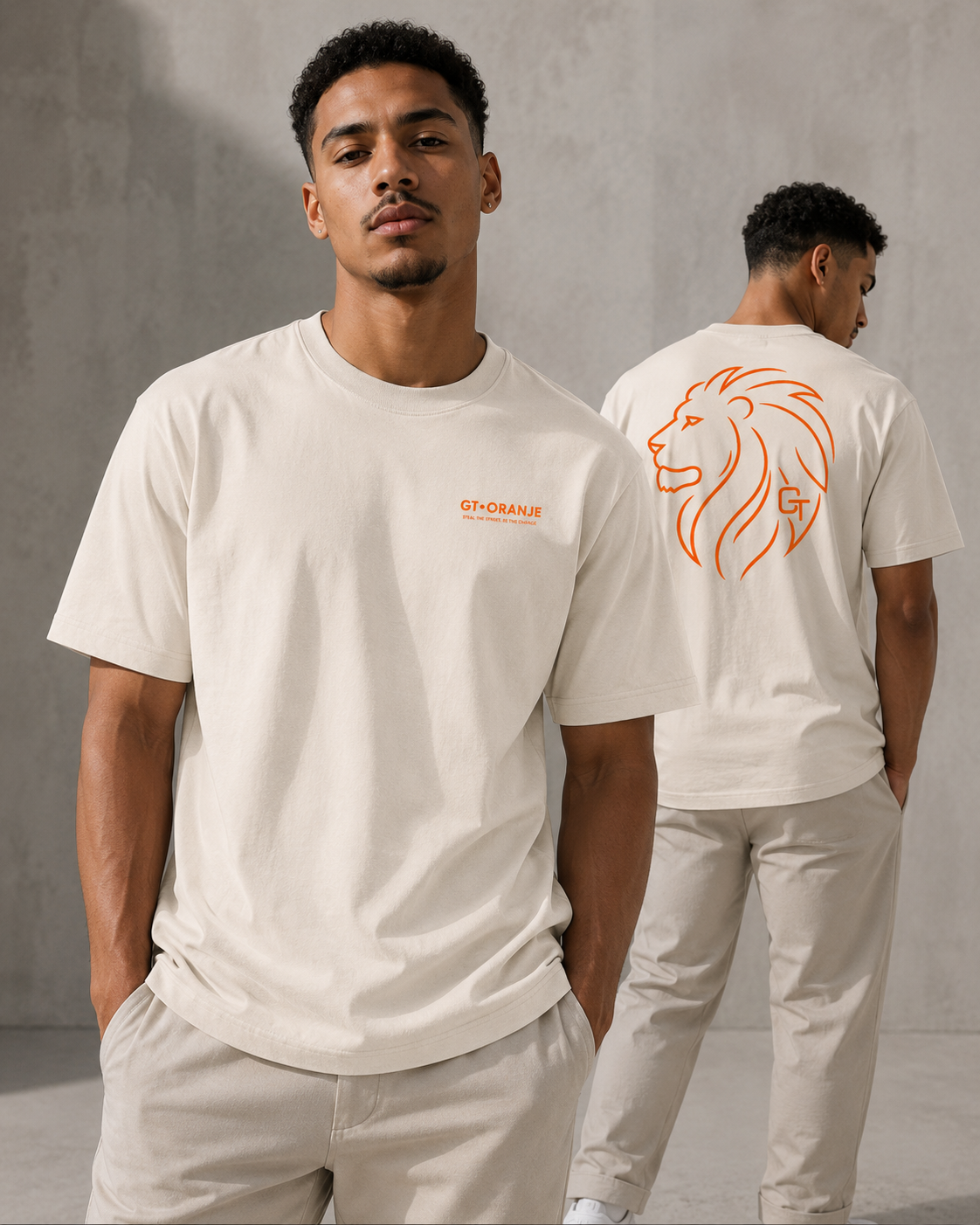 G‑TOWN ORANJE Lion Tee