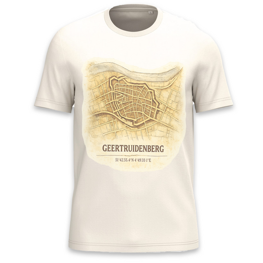 Unisex Streetwear T‑shirt met Geertruidenberg Vestingdesign | Limited NL Edition