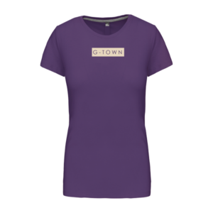 G-TOWN dames T-shirt beige met print in stijlvolle streetwear look