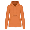 G-TOWN Eco Chique Dames Hoodie 10 G-TOWN Eco Chique Dames Hoodie in een elegante oranje tint met milieuvriendelijke materialen
