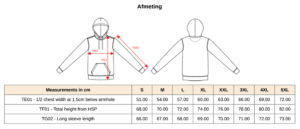 Maatvoering G-TOWN Essential GT Heren Hoodie