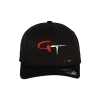 Zwarte Baseball Cap met in het rood wit geborduurde letters G T