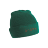 G-TOWN Beanie Muts Groen, met rode naamlogo