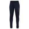 Voorzijde van de G-TOWN navy Loungebroek in navy met gouden opdruk.