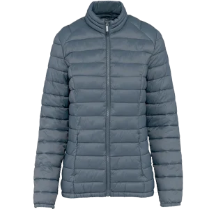 Tussenjas dames Gwen in 100% gerecycled polyamide, donzige vulling van Sorona en gerecycled polyester