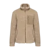 Vooraanzicht van het G-TOWN Sherpa Jacket, een stijlvolle en warme jas met zachte sherpa voering