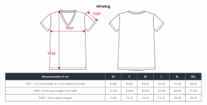 Maatvoering True Blue Icon Tee Dames